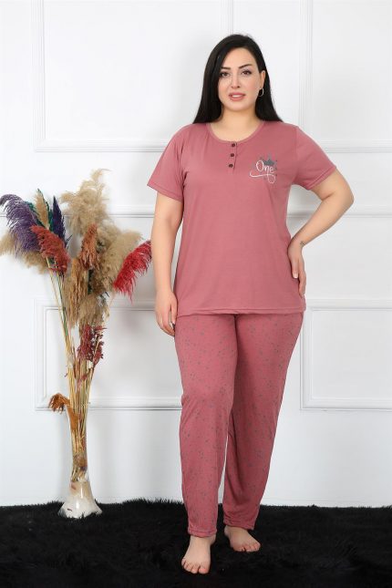 Modelisse - Kadın Büyük Beden Pijama Takım 202186